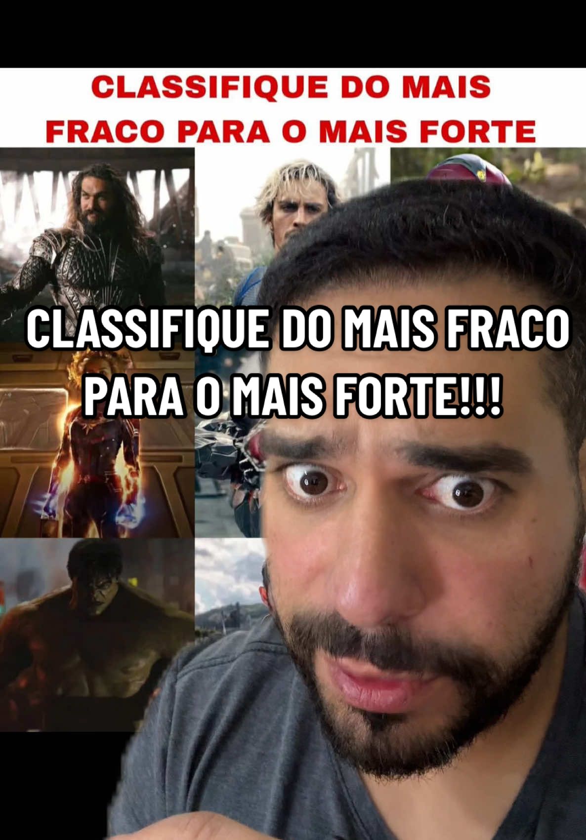 CLASSIFIQUE DO MAIS FRACO PARA O MAIS FORTE!!! @Equipe Geek 