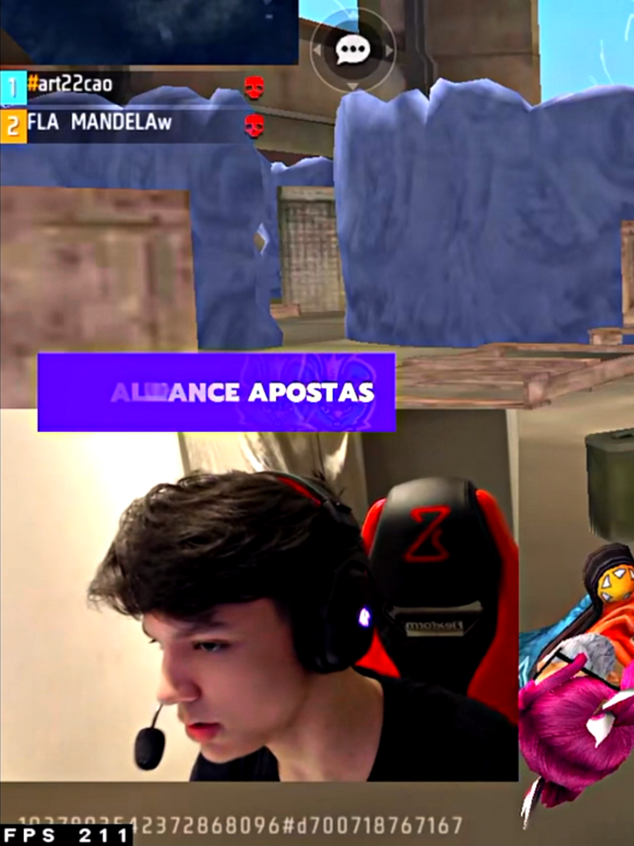 hud 3 dedos #freefire #freefire_lover #xd #fyp #paravoce #4x4 #4v4