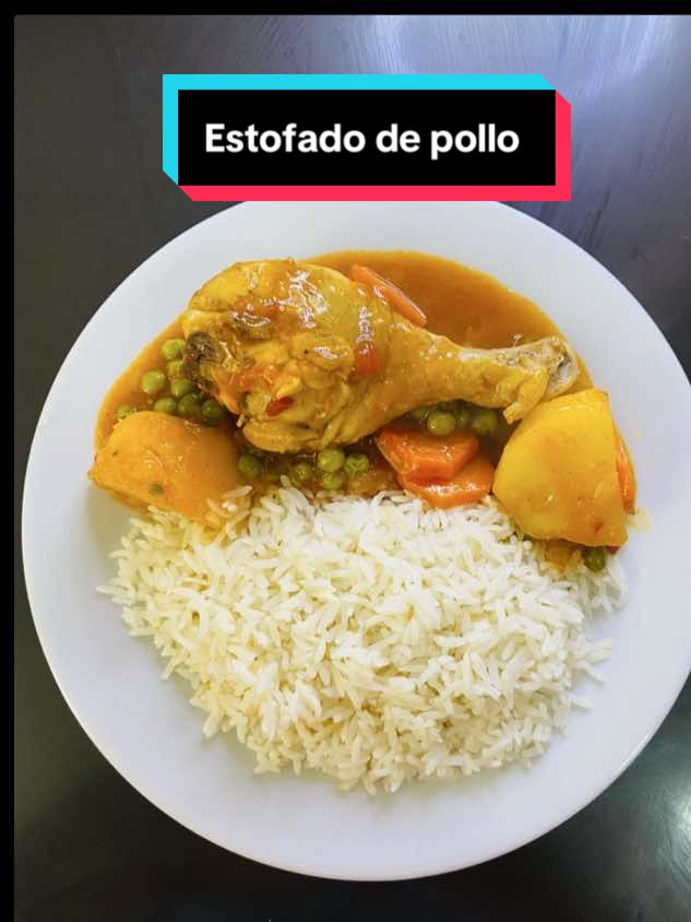 Almuerzo Estofado de pollo 🍗 fácil y rápido de preparar.  #fypシ゚ #paratiiiiiiiiiiiiiiiiiiiiiiiiiiiiiii #comidaperuanalamejor🇵🇪🤤🤩 #cocinandoencasa #deliciousfood #perú #pasatiempo 