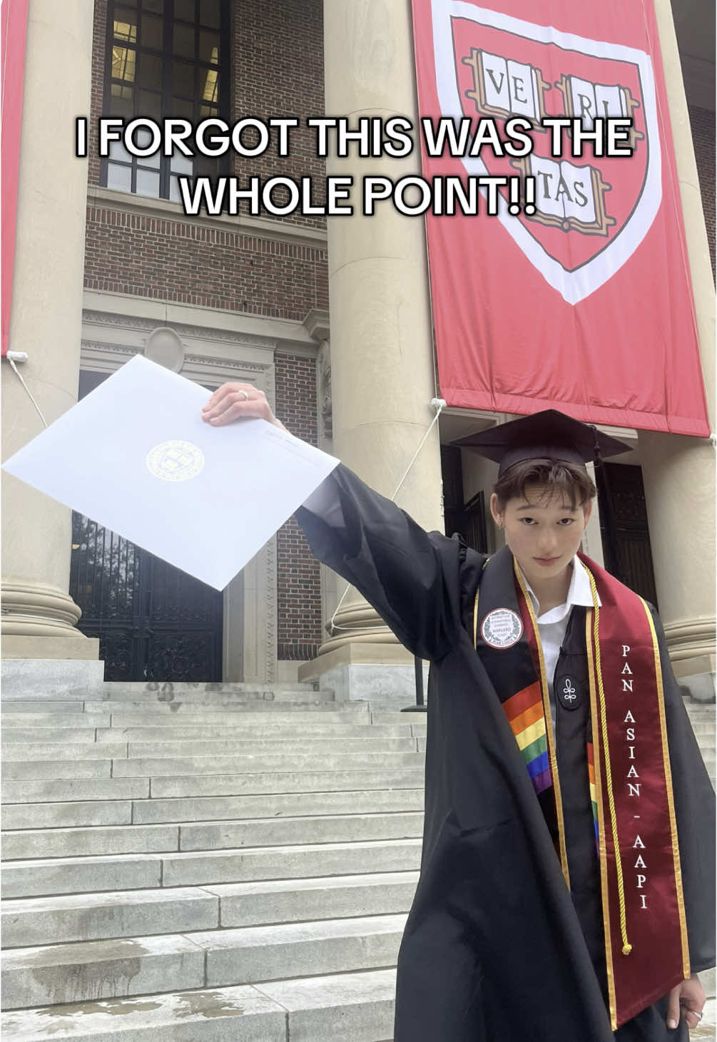 I graduated today :) #graduation @Harvard 