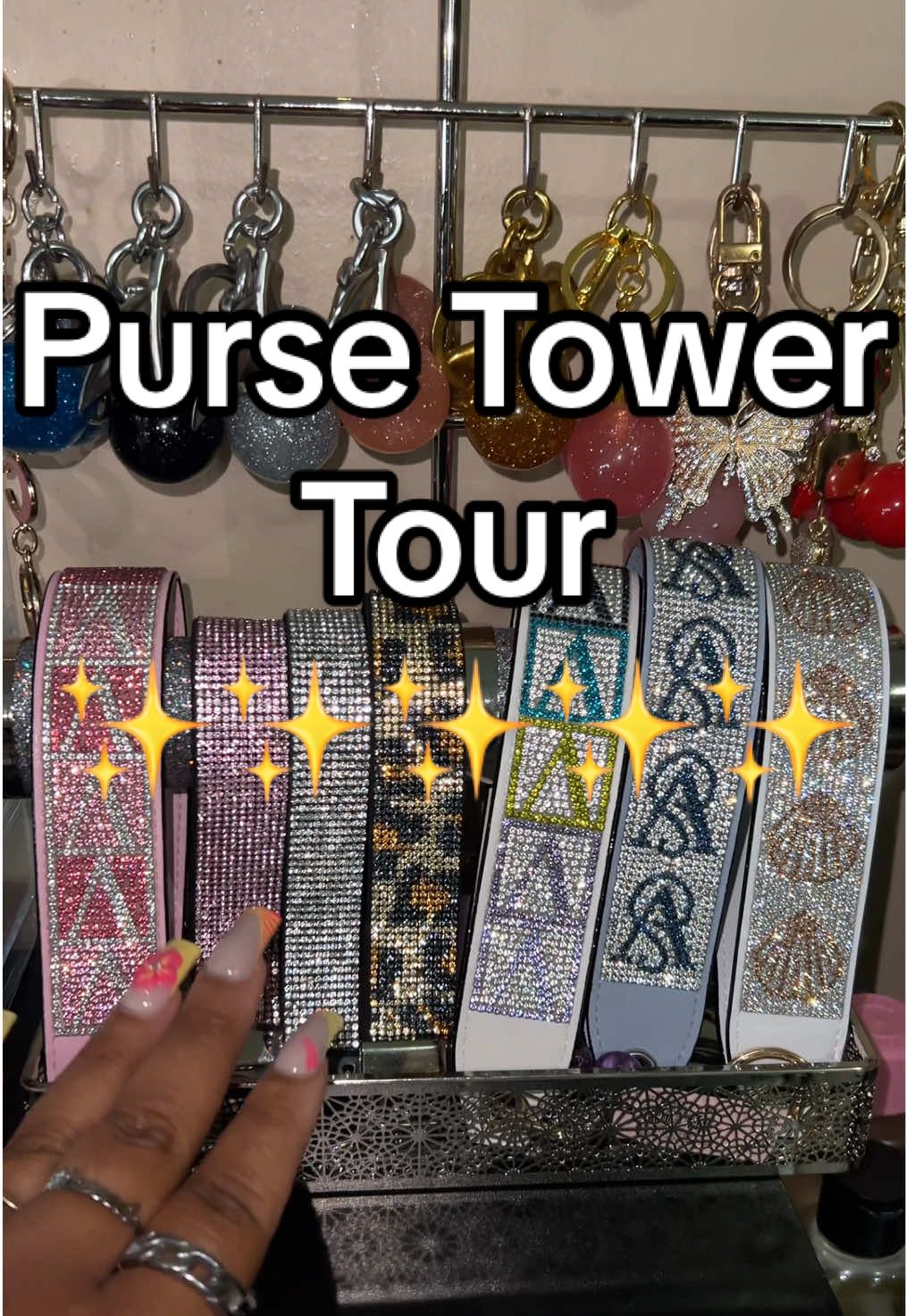 Replying to @queen_key83 I hope y’all enjoyed dolls I love my little purse tower 👛👜👝  ✨Most items I have a link in my bio will be in my Amazo n storefront ✨  #pursetower #pursetok #packmypurse #packmybag #amazonfinds #dollartreefinds #purseessentials #purse #purseorganization #girlythings #organize #bling #SelfCare #glamroom #hygienewithdiamond 