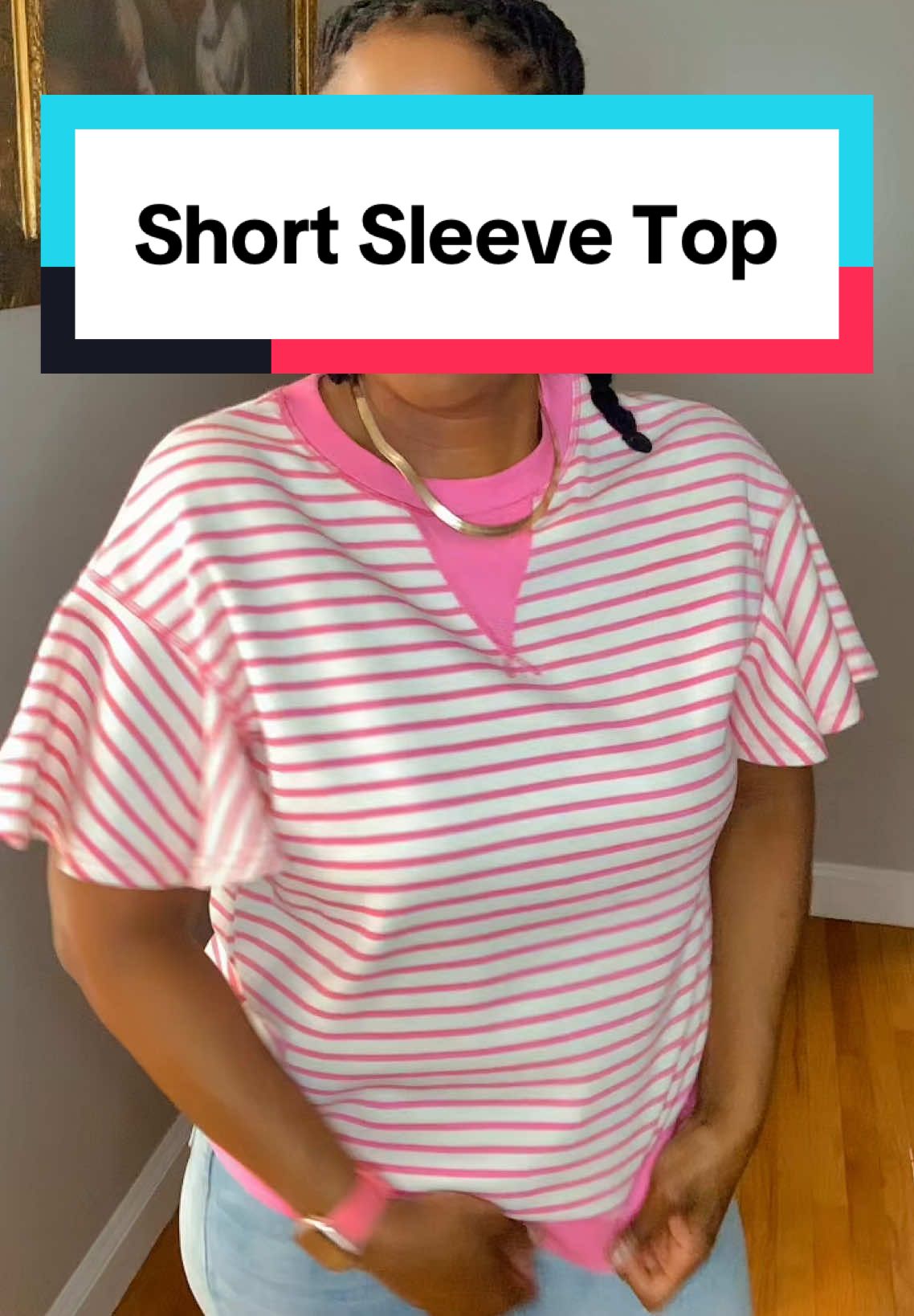 Short sleeve Top #brandedcontent #fyp #nurselatisa #foryoupage #top 