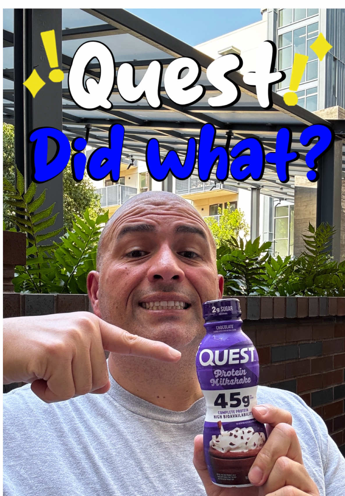 If all protein shakes tasted like this, I wouldn’t have trust issues.  #ProteinShake #FitnessTok #GymTok #WhatIEat #QuestShake #HighProteinSnack #PostWorkout #FoodReview #Gains #FitCheck @Quest Nutrition 