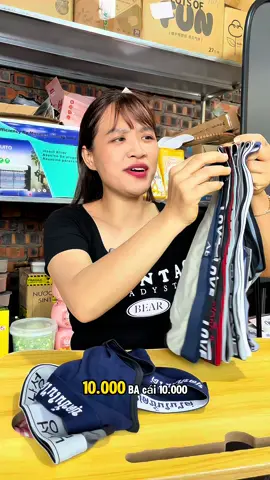 Tính ra có 10k 1c thì quá hời bình thường mua cũng phải 3-40k  #yenhoareview #xuhuong #quansip #quansipnam #quanlotnam #quansipcotton #combo10quansipnam  @Yến Hoa Review 