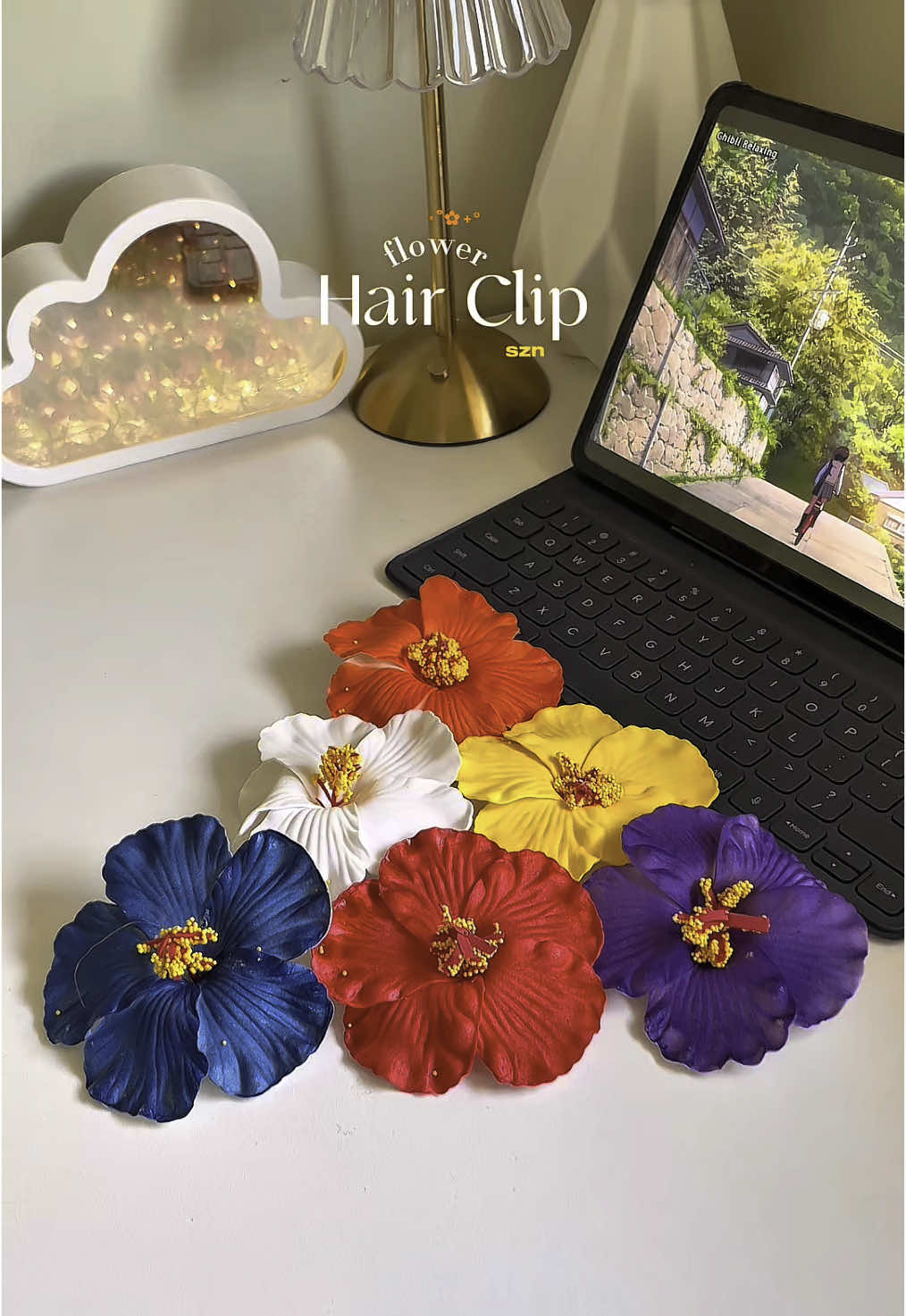 It’s flower hair clip szn✨💐 #hairclip #flowerhairclip #flowerhairclipset #hairstyle #summerhairstyleideas #flowerhairstyle #fyppppppppppppppppppppppp #flower #hibiscusflower #hibiscusflowerhairclips 