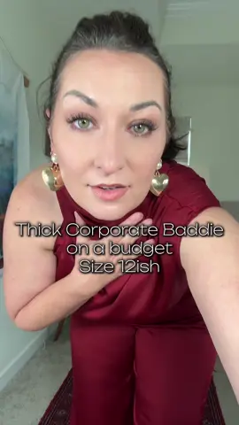 Today’s outfit: Amazon jumpsuit, my forever fave 6-year-old heels, thrifted blazer, heart earrings, and a messy pony that somehow pulled the whole thing together. This look is definitely giving boujee on a budget and I got so many compliments.  👀💅 #BoujeeOnABudget #GRWM #CorporateBaddie #ThriftedAndGifted #AmazonFinds #CurvyStyle #Size12Style #WorkWearInspo #ExecutiveRealness #HeartEarringsHitDifferent #MessyBunMagic #JumpsuitStyle #AffordableFashion #OOTD #BusinessCasualLooks #PowerOutfit #OutfitRepeaterInTheMaking #SlayOnABudget #WomenInBiz #LookGoodFeelGood @Amazon 