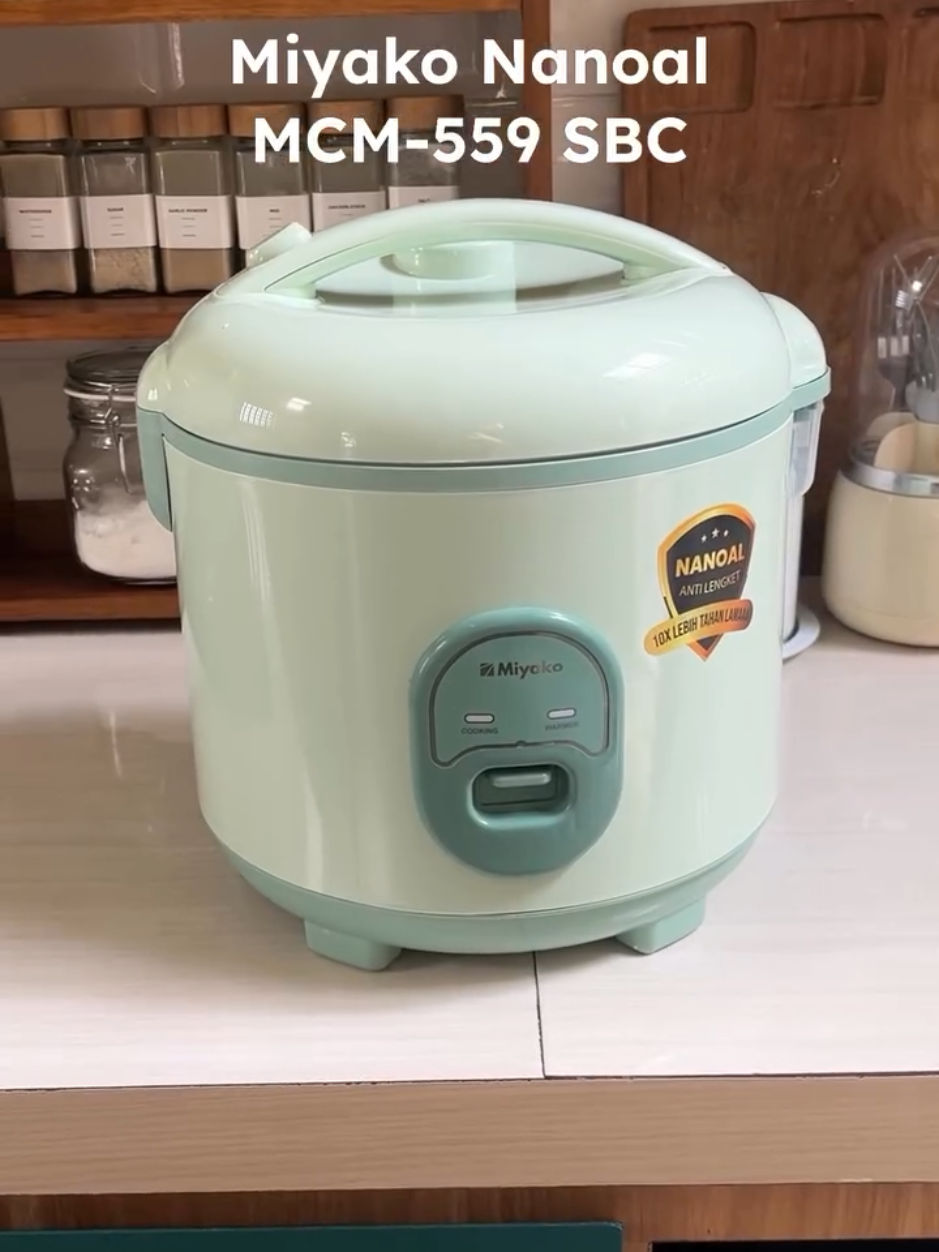 Miyako Magic Com Nanoal 2L #miyako #magiccommiyako #elmartmiyako #miyakonanoal #miyakomcm559sbc #ricecooker #magiccomantilengket 