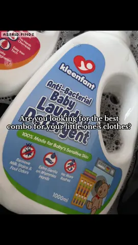 Kleenfant Detergent & Softener for your baby’s clothes!✨ #fyppppppppppppppppppppppp #foryoupage #fyp #affordable #forbaby #creatorsearchinsights 