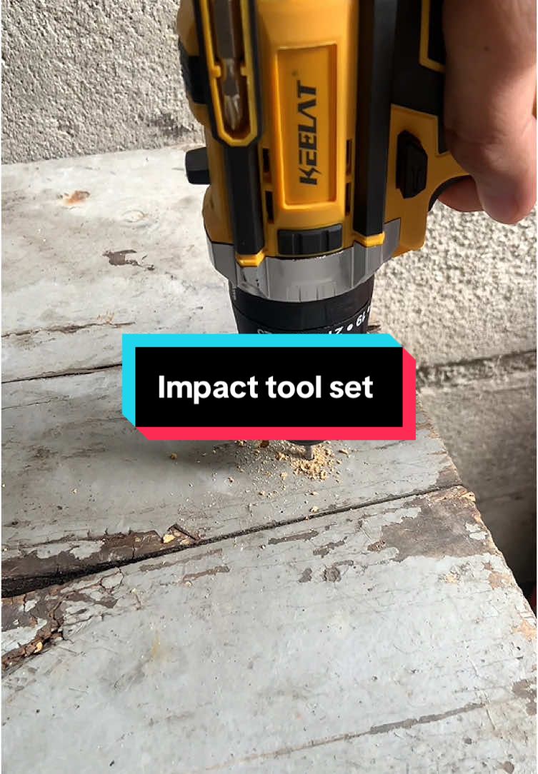 KEELAT KCD005 Cordless Drill 25pcs Set Portable Electric Impact Hammer with 2 Lithium-ion Batteries Rechargeable Screwdriver Power Tools Multipurpose Set#impactwrench #impactdrill #tools #toolset #motorcycle #toolset 