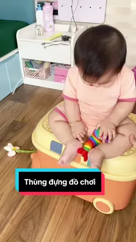 Thùng đựng đồ chơi cho bé, đa năng, có nhiều size có thể đựng được quần áo sách vở #embedau🍓 