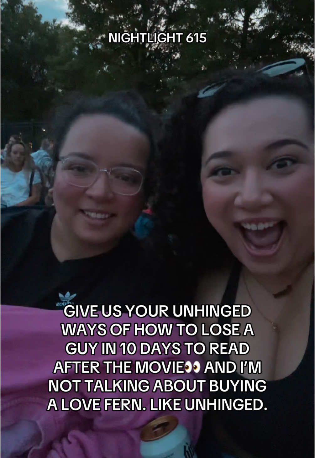 My sister and I are watching #HowtoLoseaGuyin10Days at Nightlight 615, and I would LOVE to read some unhinged ways y’all found a way to lose a guy (or person) in 10 days👀😂 #nightlight615 #andieandben #katehudson #matthewmcconaughey #romcoms #nashville #nashvilletn 