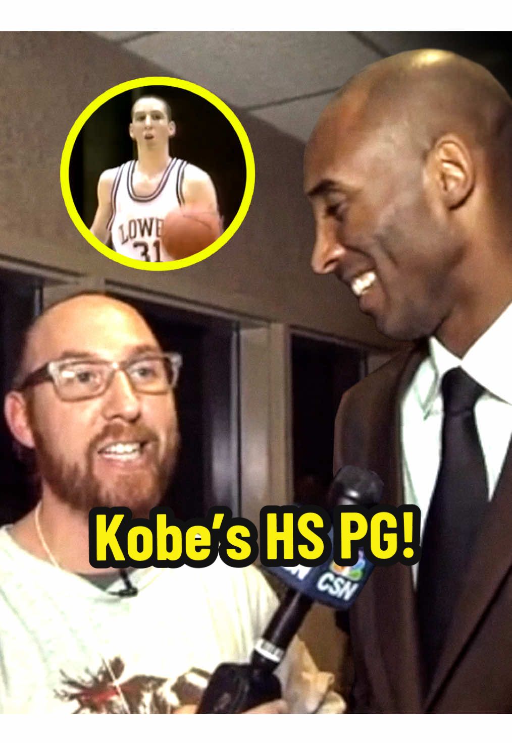 Kobe’s high school PG: Evan Monsky! 🤣🔥 #kobe #NBA #edit #highschool #funny 