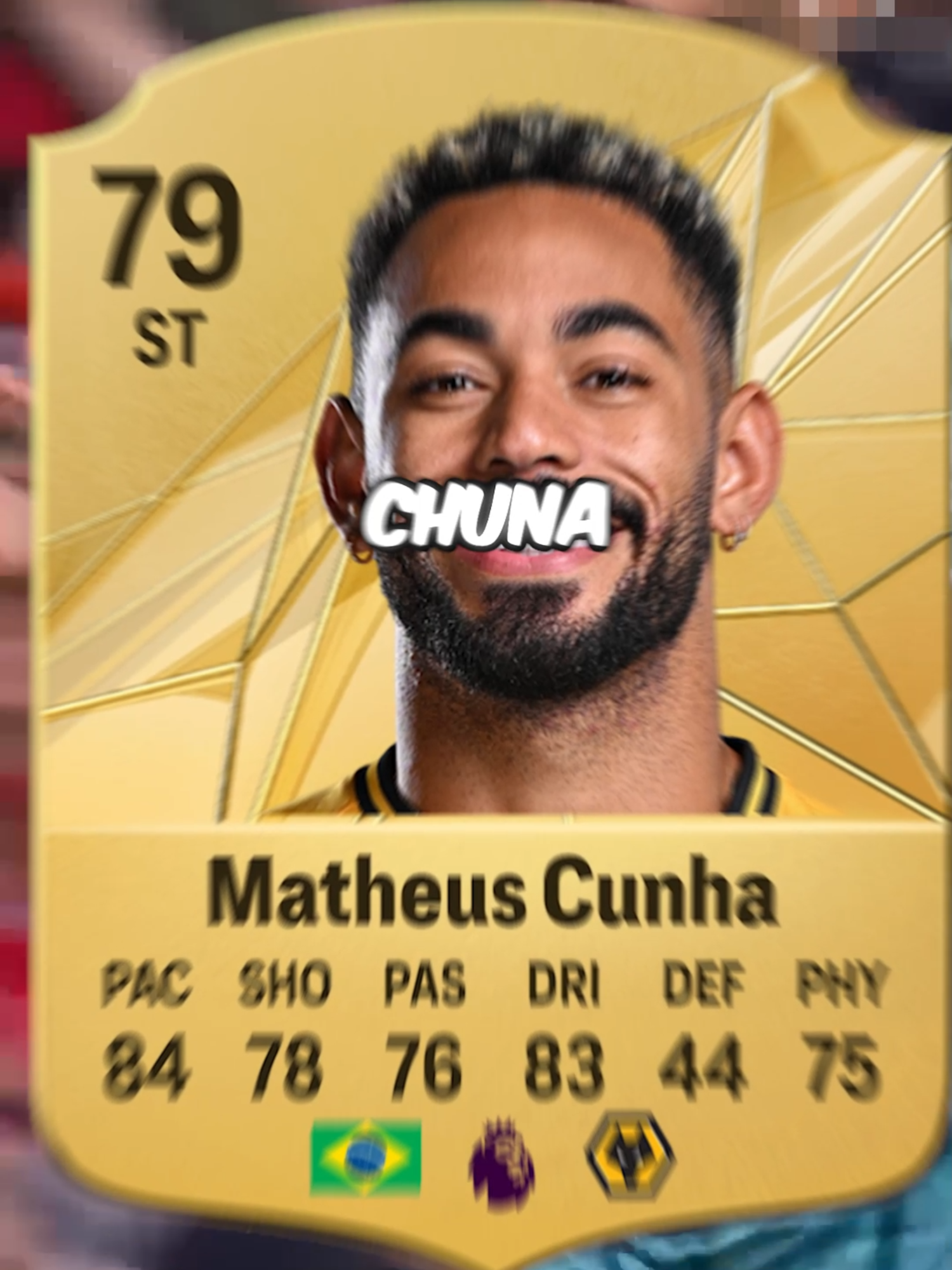 Fixing Cunha's Fifa Card #fc25 #fifa #cunha