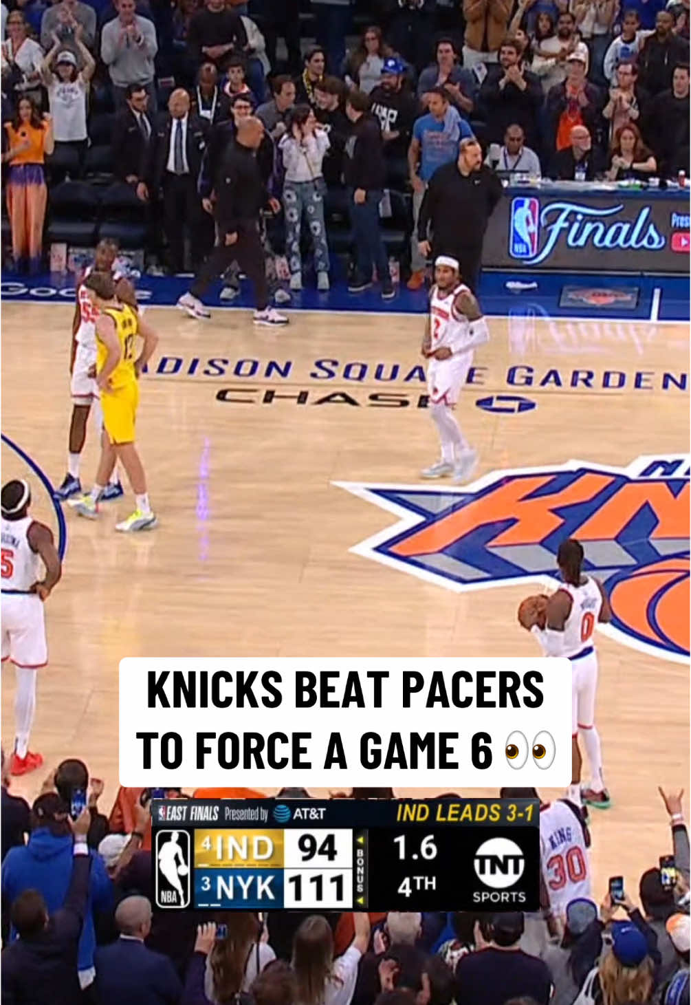 Brunson and the Knicks take down Indiana in Game 5 🔥 #NBA #basketball #nbabasketball #knicks
