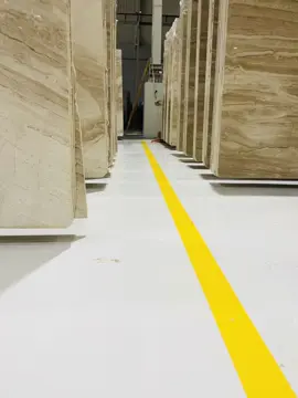 Large quantity of beige stone materials are available.