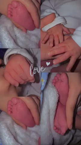 Enamorada de esos pies y esas manitas 😍❤️#enamoradademibebé