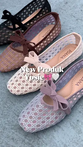 New produk Yosie By joana🎀🦋#fyppppppppppppppppppppppp #flatshoes #flatshoesviral #viral #fashion #flatshoescantikk #fyp #Outfit 