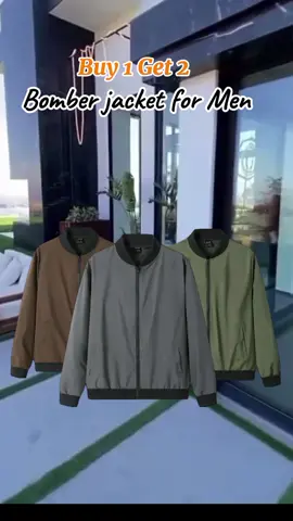 buy 1 Get 2 plain bomber jacket for Men check out na guys #buy1get2 #bomberjacket #menswear #tiktokaffiliate #fypviral #tiktoktrending #tiktokviral #trending #foryou #fyppppppppppppppppppppppp 