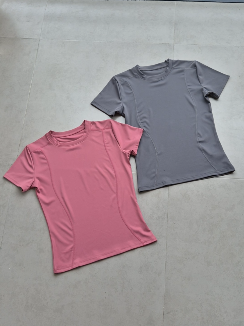 Basic yoga shirt buy1 take1 #yogashirt #tshirtforwomen  #sportswear 