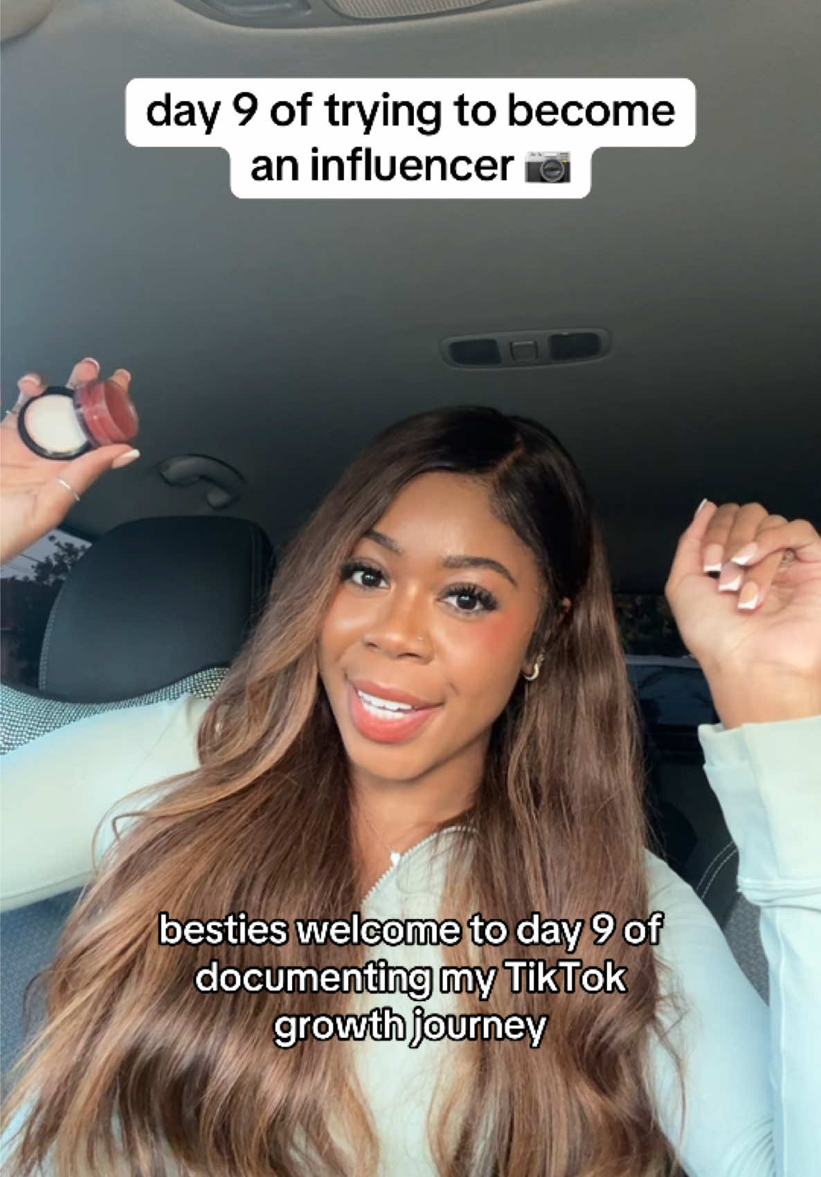 day 9 of trying to grow my tiktok account and become an influencer! ✨ join the party and stay tuned for my daily series documenting my growth on tiktok! #iwanttogoviral #roadto1k #smallcreator #newaccount #series #becominganinfluencer #ugc #beauty #Lifestyle