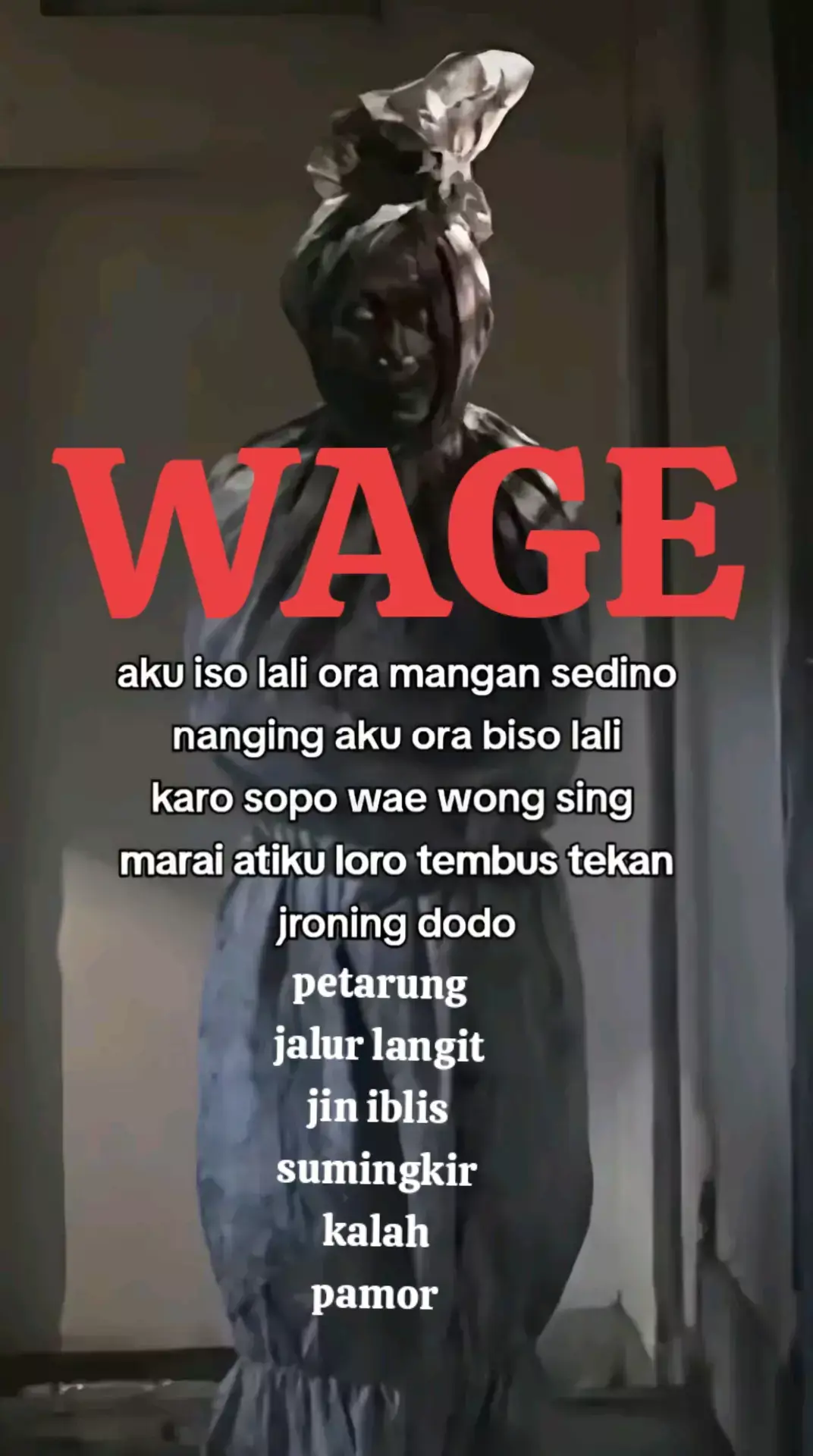 jalur langit ora katon tapi kroso #lakon #dejavu #wage 