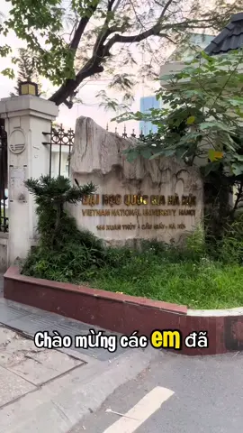 Đại học Quốc Gia Hà Nội nè mấy đứa. Đỗ rồi thì nhắn tin báo chị vui lây nha ☺️ #daihocquocgiahanoi #2k7quyettamdodaihoc #2k7 