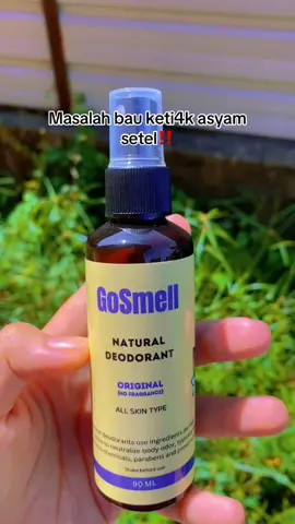 Patutlah viral,i pakai dari pagi sampai malam takde bau asyamm 😭 menyesal baru try #naturaldeodorant #deodorantviral #deodorantspray #gosmelldeodorant 