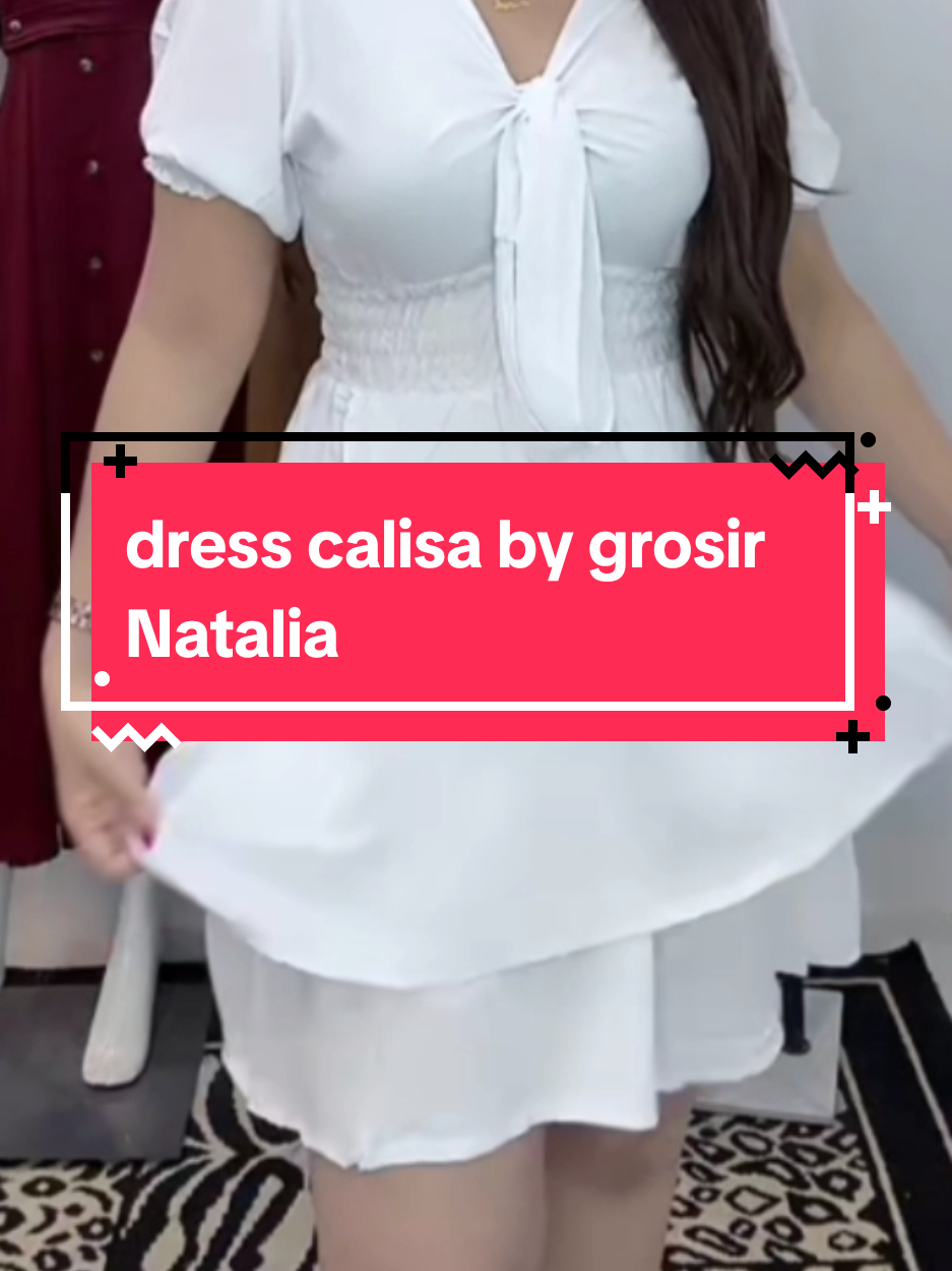 rekomendasi dress by Grosir Natalia Calista Dress kondangan. #dress  #wanita  #style  #atasan 