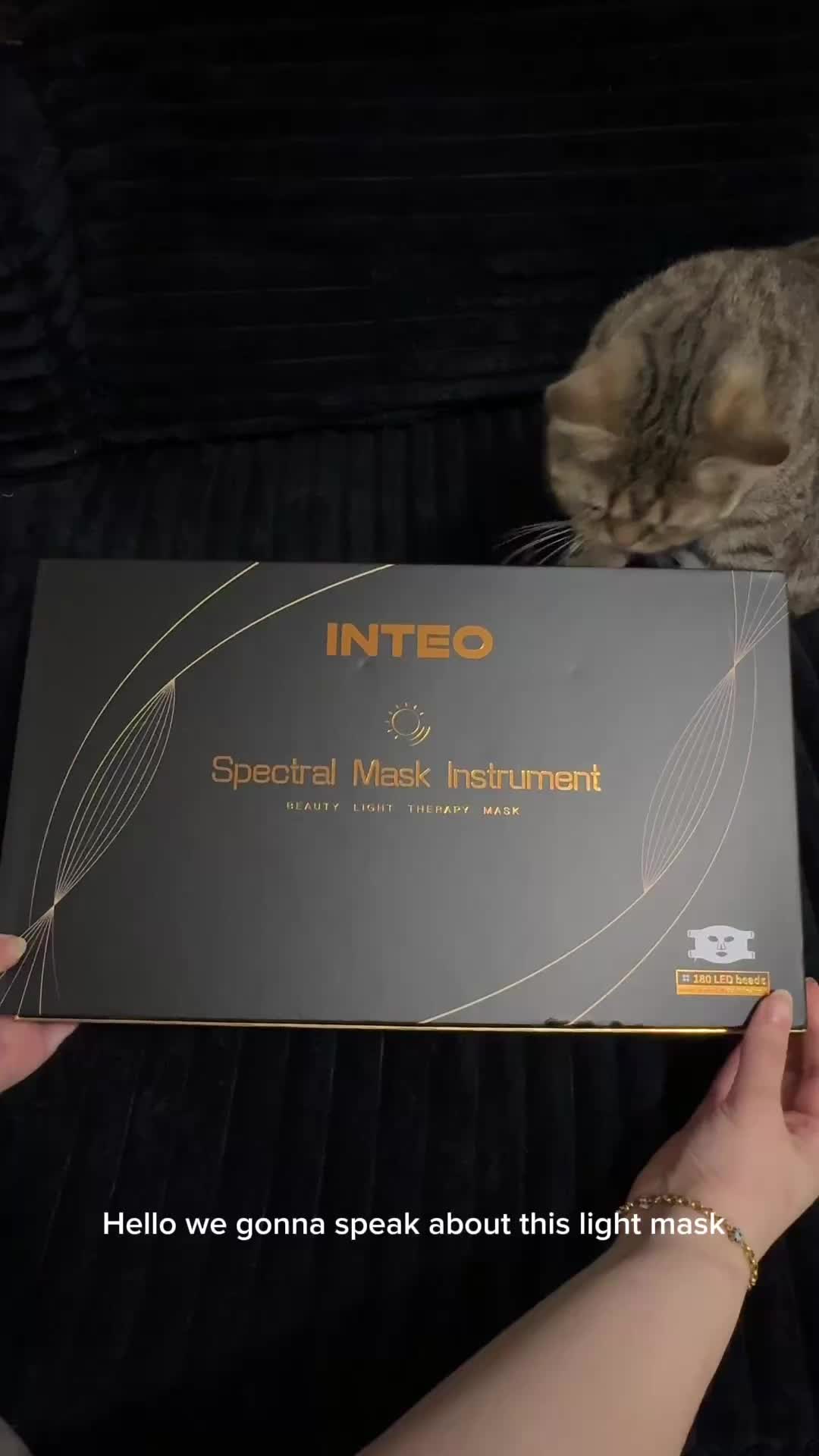 INTEO LED Red Light Therapy Mask  Daily Home & Travel Acne & Erythema Treatment for Smoother Skin 