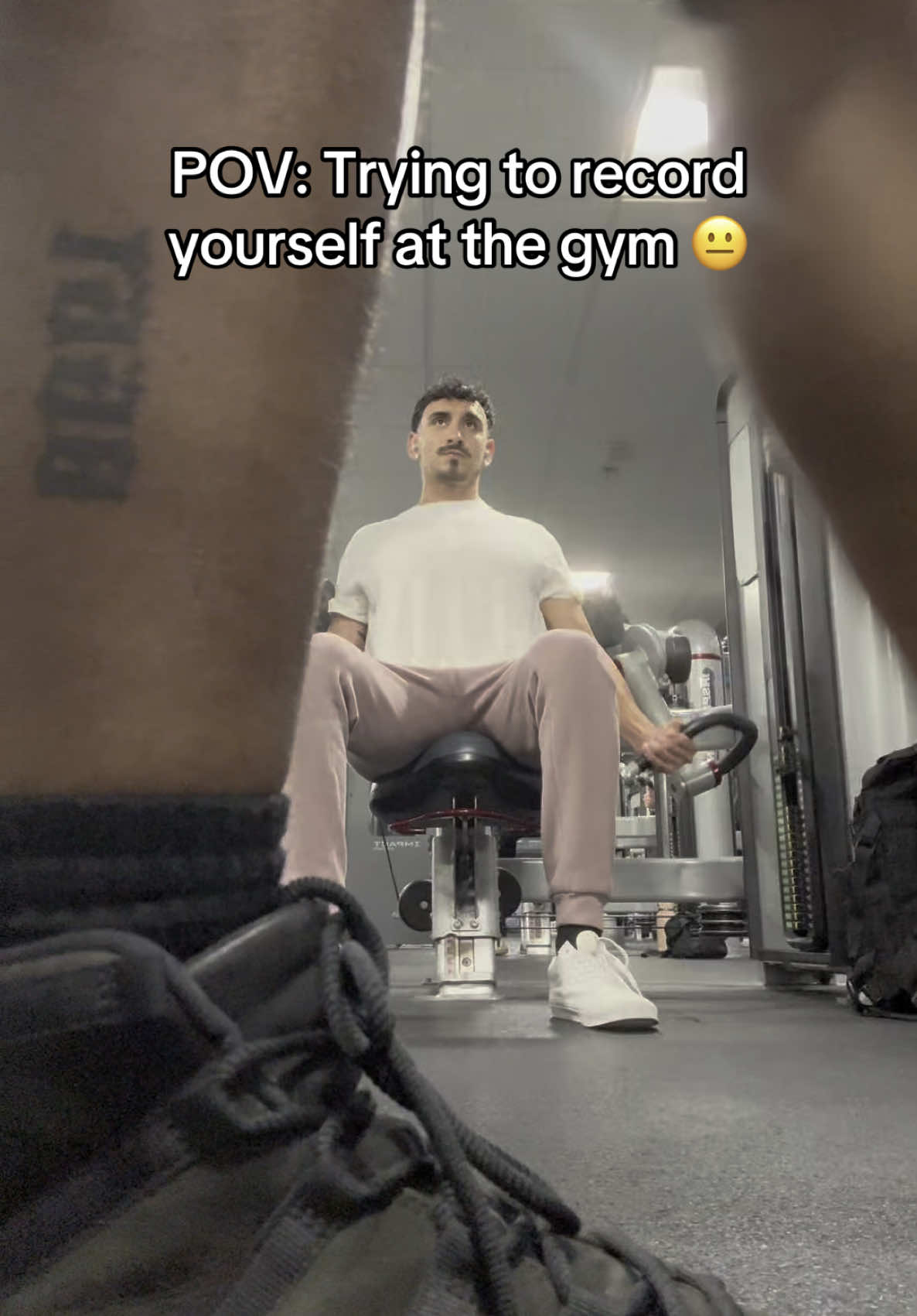It’s hard out here haha #fyp #gym #GymTok #relatable #sandiego 