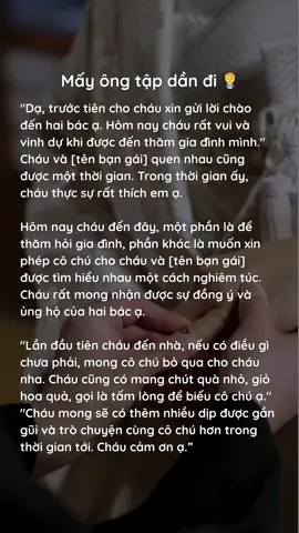 Văn mẫu ra mắt nhà người yêu. Mấy ông lưu lại tập dần nhé :)) Ai rồi cũng sẽ đến lượt thôi 🤪 #mehappy #mewedding #xuhuong #xuhuongtiktok #ramat #ramatnhanguoiyeu #ramatbome 