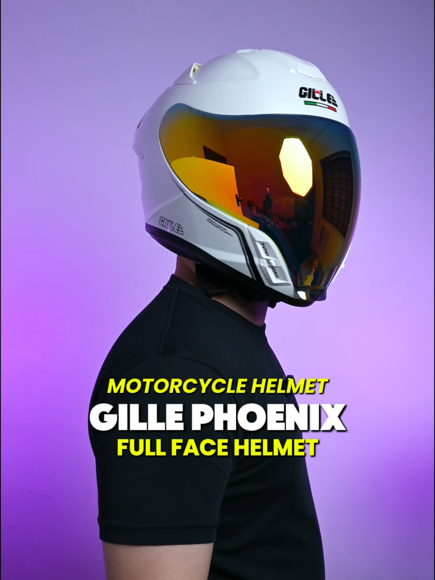 Motorcycle Full Face Helmet Gille Phoenix #helmet #motorcyclehelmet #fullfacehelmet