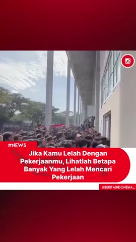 Ribuan pencari kerja menyerbu bursa lowongan pekerjaan bertajuk 
