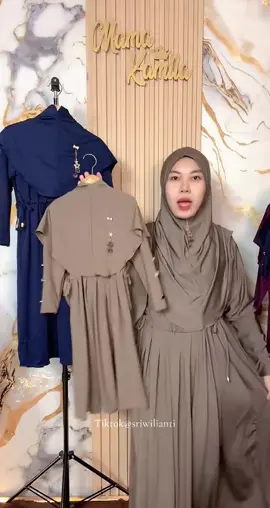 Awww gamis couple nya cakep bgt nih 😍 WAJIB BELI SEKARANG ‼️ #gamislebaran #abayacouple #gamisanak #gamiscoupleibuanak 
