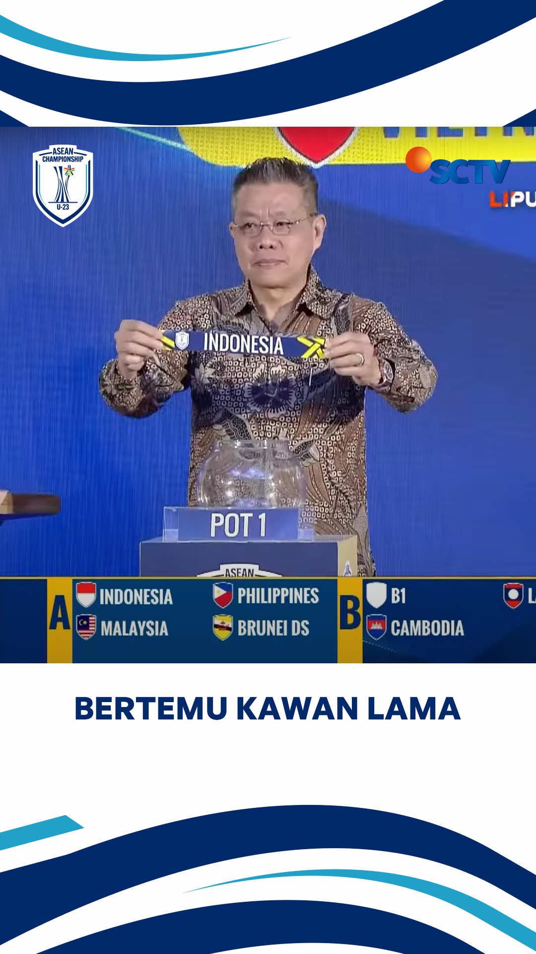 King Indonesia akan bertemu kembali dengan rivalnya Malaysia pada penyisihan grup Asean U23 Championship 2025🇮🇩🦅 Jangan lupa saksikan Asean U23 Championship 2025 mulai 15-29 Juli hanya di SCTV, Indosiar, Moji, Vidio dan Nex Parabola #TimnasIndonesia #AseanU23Championship2025