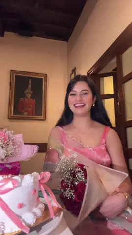 On my special day, my parents surprised me with this stunning sari, knowing how deeply I cherish our tradition. I chose to celebrate my birthday in a royal place that reflects the beauty of Nepali culture—its rich history, art, and spirit—feeling truly connected to my roots. Thank you, didi, for your love and blessings that make this moment complete. ❤️ #birthday  #maybirthday #birthdaysong #fyp 
