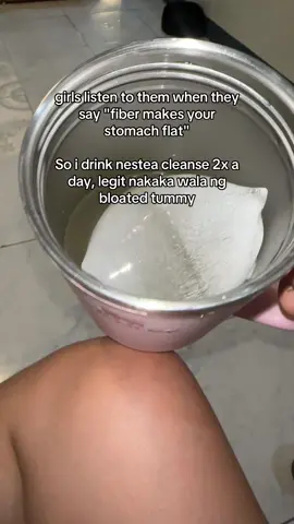 Nakaka flatten ng tummy legit🫡 #nesteacleanse #bloated #bloatedtummy #cleanse #fiber #highinfiber #trending #viral #fyp 