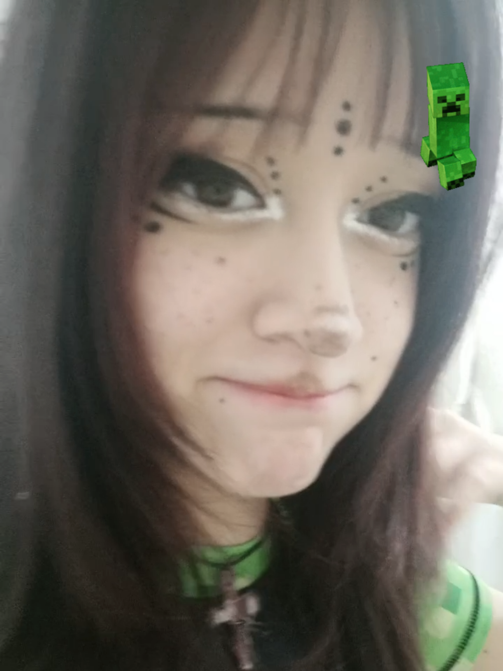 no puedo kreer k fui a una primera cita kon eso (me dejo) #fyp #Minecraft #creeper #alt #chile #tiktok 