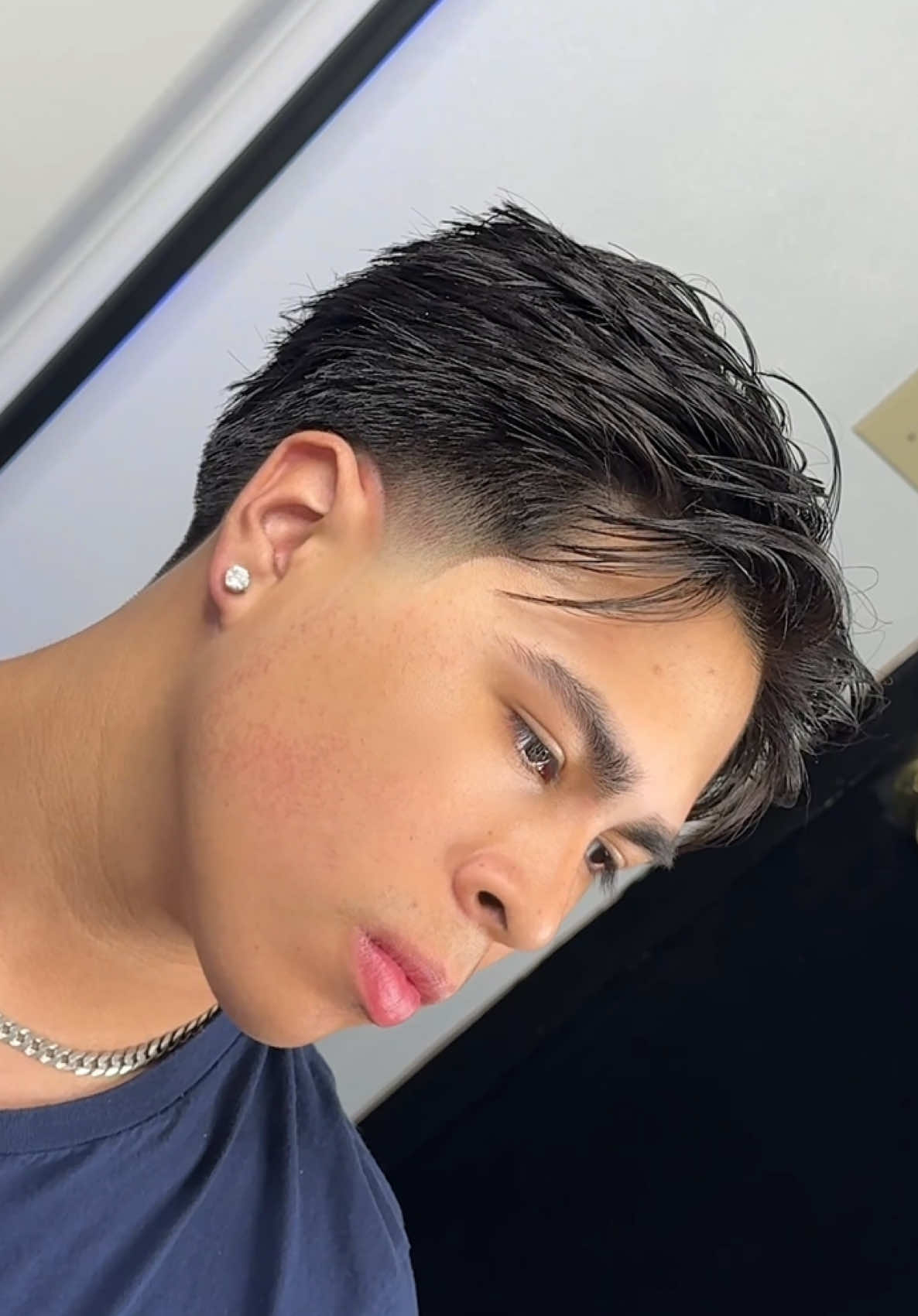 No 16 guard today ❌  Matter of fact I’ll never do a 16 guard in my life! ❌  Decided to go with a low taper fade middle part flow haircut! 🤌🏽😮‍💨 Styled with @Based Bodyworks   📍EVERETT - SEATTLE WA, 🔗 click the link in my bio to book with me! #everettbarber #seattlebarber #bellinghambarber #tacomabarber #lowtaperfade #transformation #blowouttaper #texture #fringe #foryoupage #typ #haircut #menshair #mensgrooming #barbertransformation