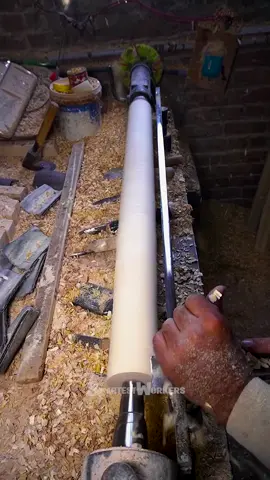 Making High-Quality Baseball Bat in Factory #factory #production #workers #amazing