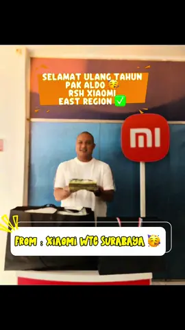 Selamat ulang tahun Pak Aldo 🥳#xiaomiindonesia @aldo jacob 