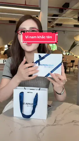 Ví nam khắc tên theo yêu cầu tặng chồng ny remington #vikhacten #vikhactentheoyeucau #vinam #remington #anhlonglanh #anhlonglanhreview 
