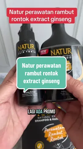 Natur perawatan rambut rontok extract ginseng#natur #shamponatur #hairtonicnatur #naturshampoo #naturextractginseng #natur 