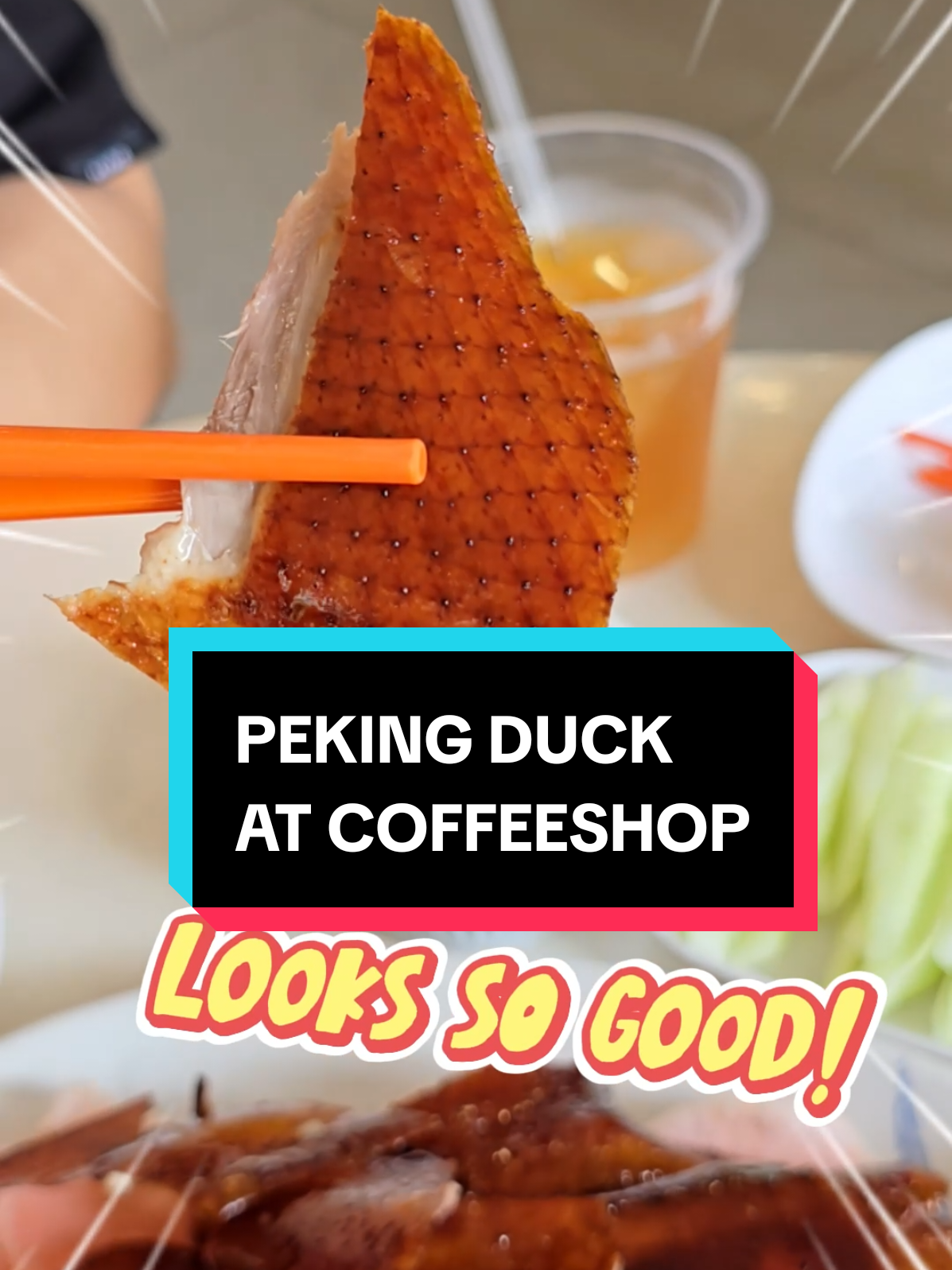 $52 Peking Duck at coffee shop!!! Must order their noodle as well at $6~ Good for family of 3-5pax. We will try their truffle peking duck next, need to preorder~ #pekingduck #musteat 