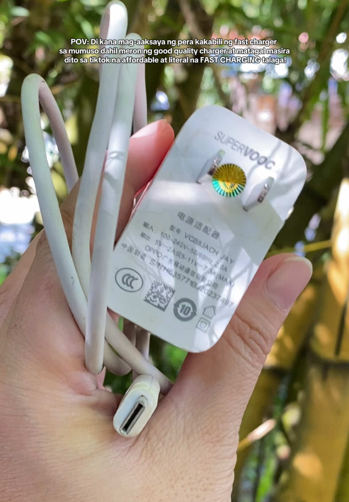 Ito talaga yung Universal Type C Fast Charger na hndi ka mapapahiya erecommend sa mga kakilala mo dahil sobrang ganda ng quality! #supervooc #fastcharging #universalcharger #fastcharger #typeccharger 