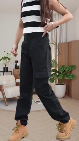 กางเกงคาร์โก้ 6 กระเป๋า สม๊อคข#ypfッ #viral #tiktok #fashion 