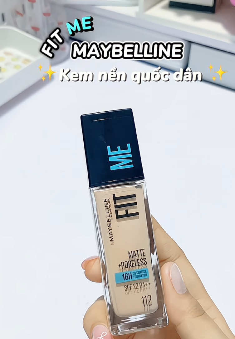Lớp finish mỏng nhẹ tự nhiên lắm mấy bà 🤩 #makeup #Maybelline #MaybellinePartner #kemnen #kemnenfitme #kemnenmaybeline #goclamdep #lin203 #viral #foryou #xuhuong #fyp 