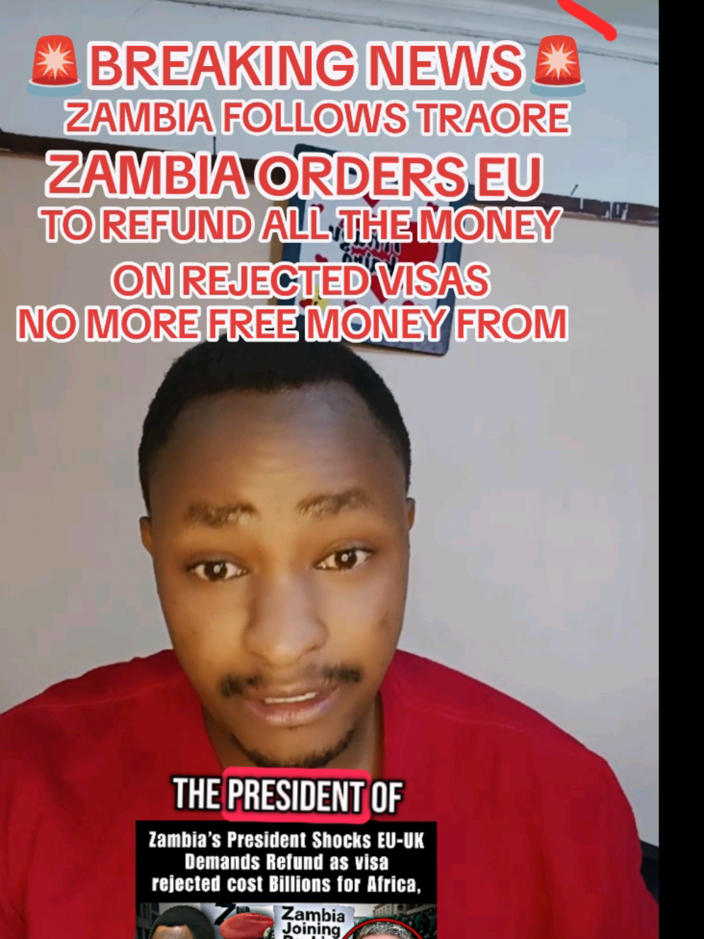 breaking news Zambia follows ibrahim Traore orders European Union to refund all the money in rejected visas #westafrica #africa #americatiktok🇺🇸 #burkinafaso #ibrahimtraore #ZAMBIA #netumbonandindaitwa 