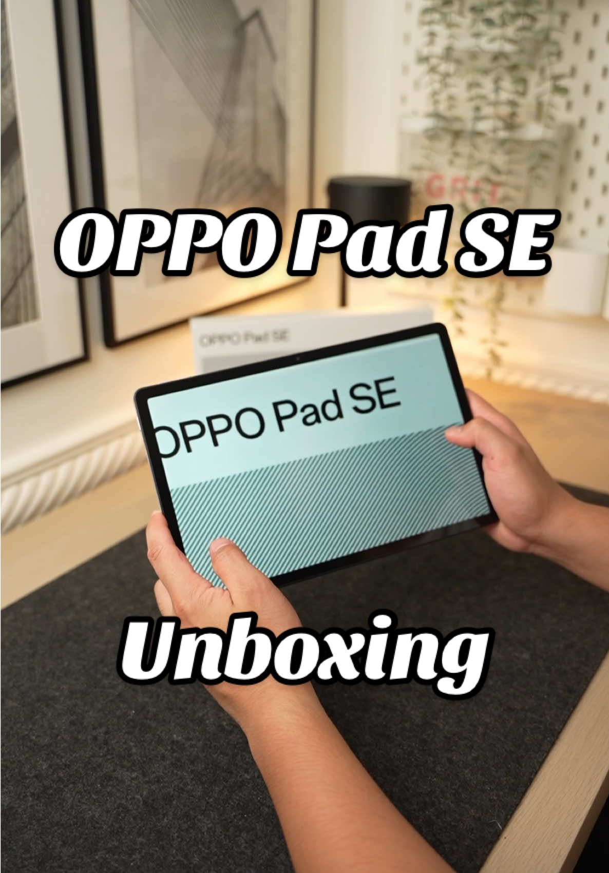 May bagong tablet from @OPPO Philippines , ang OPPO Pad SE! 🤩 Long battery life, Eye comfort screen, Google Gemini equipped - all for P9,999! May Matte Display edition pa for P10,999 🥰 if naghahanap ka ng tablet na mura pero maganda, check mo ‘to! #ASMRUnboxing #Unboxing #GadgetUnboxing #Tablet #OPPO #YourPadToSuccess #BingeAllDayandNight #WatchTilYouDrop #EasyTransferAndAnswers