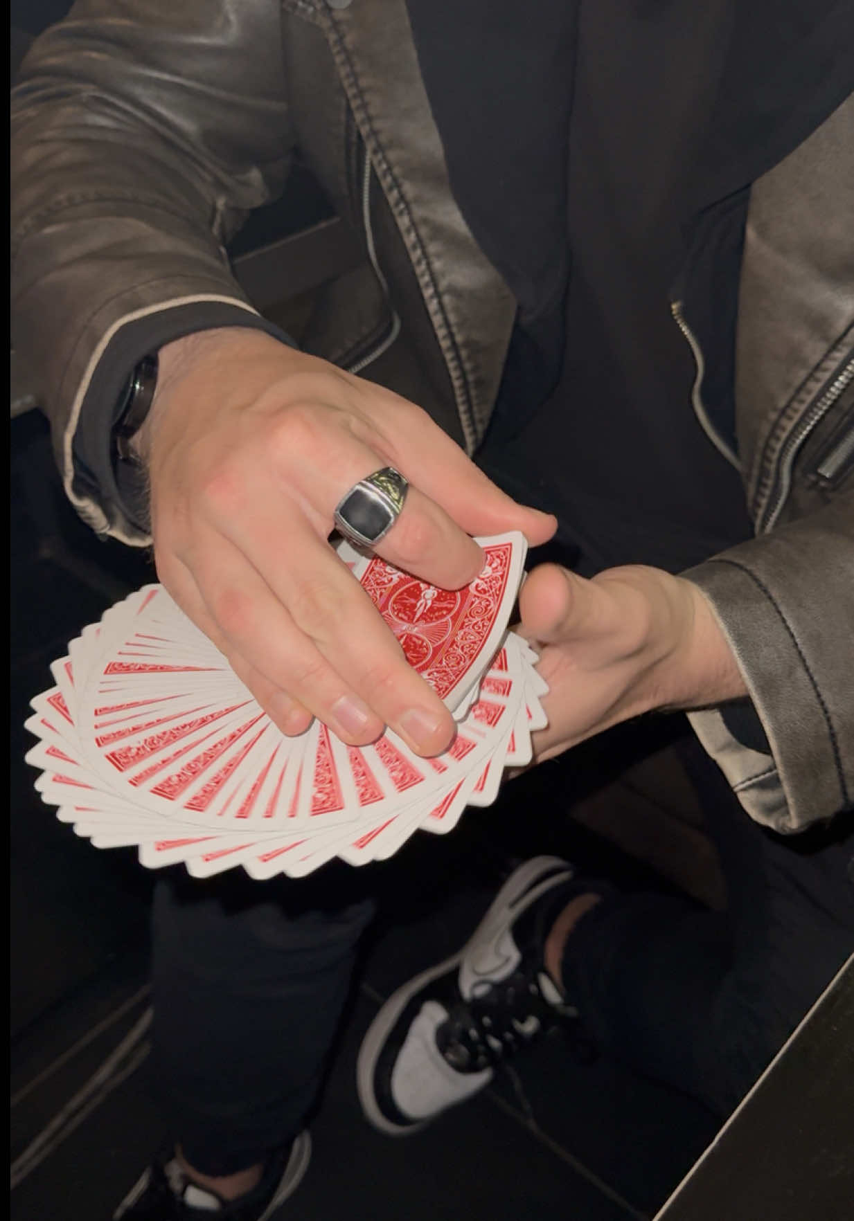 I m about to dive in your card game #cardistry #cardist #cardtrick #cardmagic #magician #cardshuffling #tricks #fup #fyp 